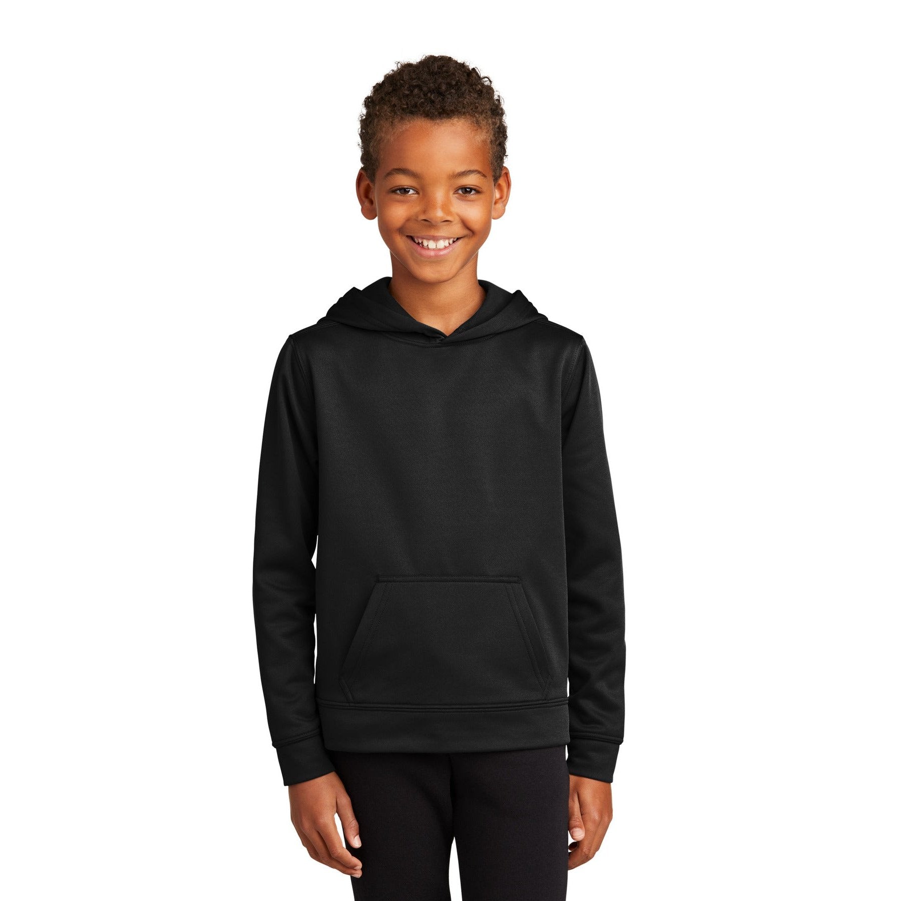 Port & Company-Port & Company®Youth Performance Fleece Pullover Hooded Sweatshirt. PC590YH-MedTech-3